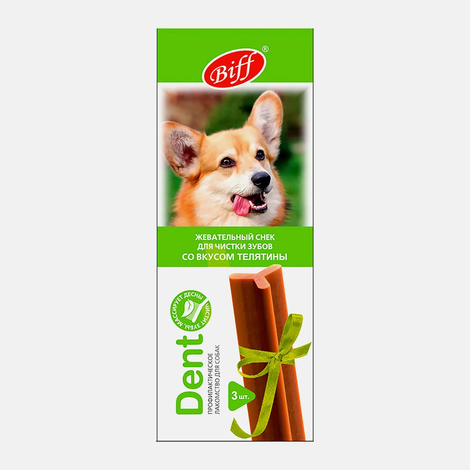 Изображение товара Лакомство для собак Biff 1000452037 Телятина Палочки