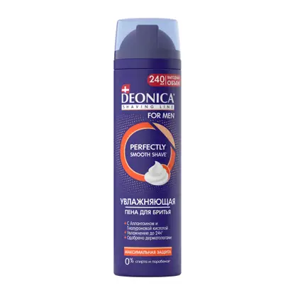 Изображение товара Мужская пена для бритья Deonica 240мл с увлажняющим эффектом