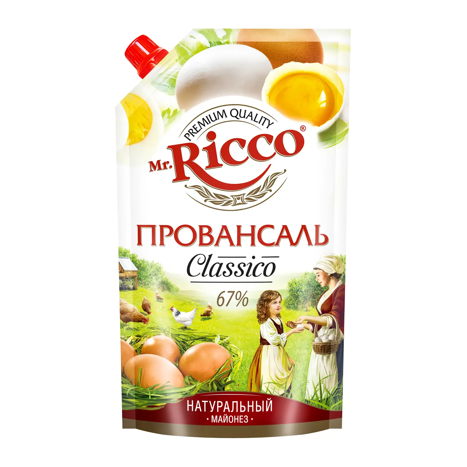 Изображение товара Майонез Провансаль Mr.Ricco 67% 340г натуральный классический соус