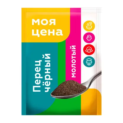 Изображение товара Перец Моя цена Черный молотый 20г
