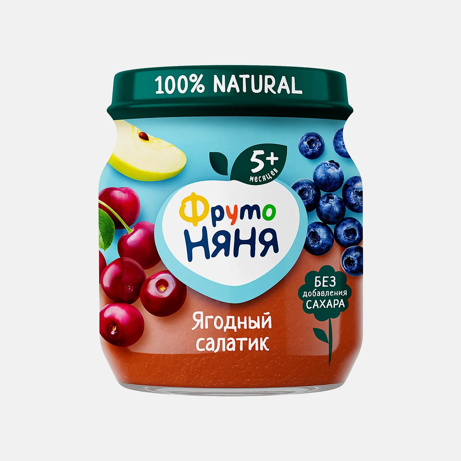 Пюре Фрутоняня Ягодный салатик 100г