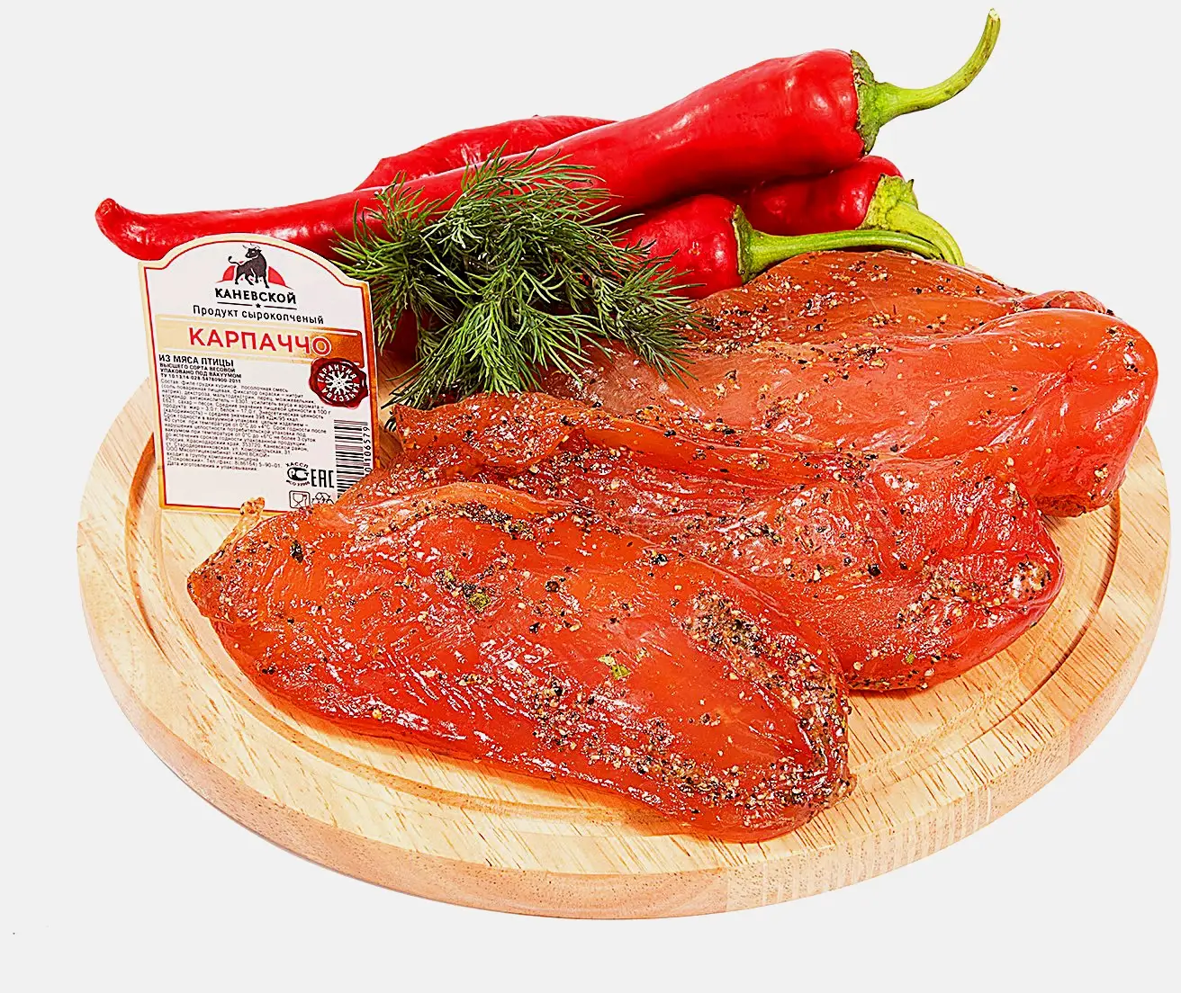 Карпаччо из мяса птицы Каневской весовое