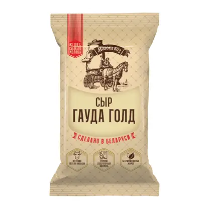 Изображение товара Сыр Молокавоз Гауда Голд 45% 180г