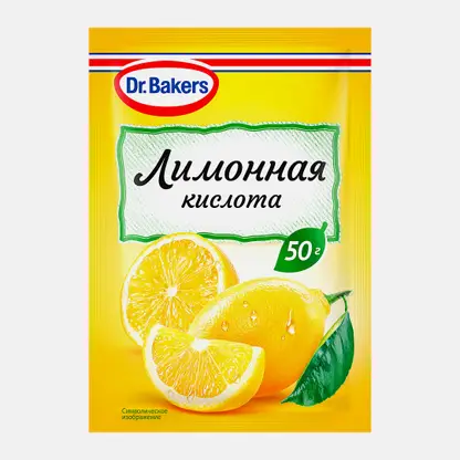 Лимонная кислота Dr. Bakers 50г