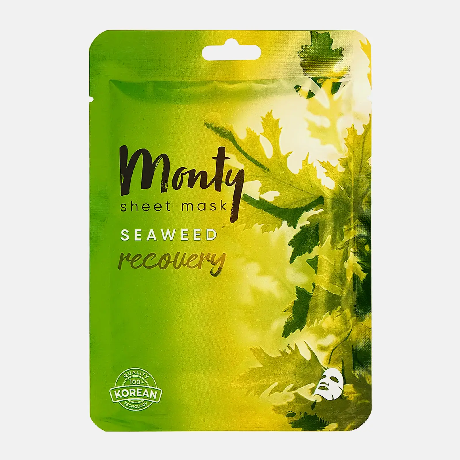 Восстанавливающая маска для лица Морские водоросли Monty 25мл