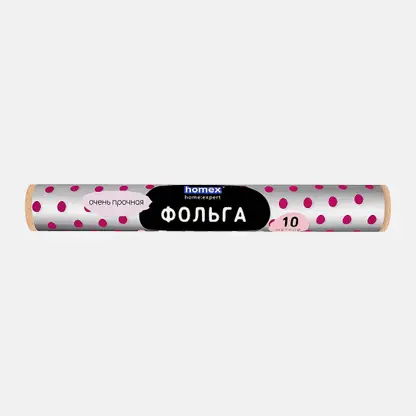 Фольга прочная 10м 14мкм Homex
