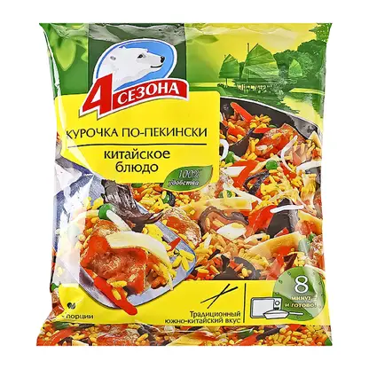 Изображение товара Курица 4 сезона по-Пекински быстрозамороженная 600г