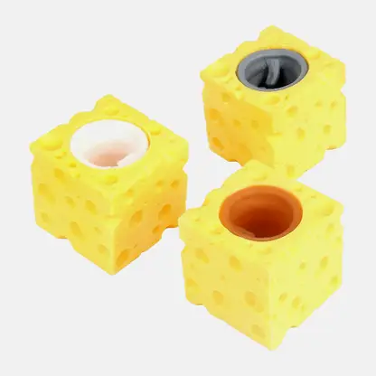 Антистресс жмялка мышка в сыре SQ-12 в ассортименте