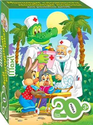 Изображение товара Пазлы Степ пазл Mini-maxi 20 элементов 11*8*2.5см 15г