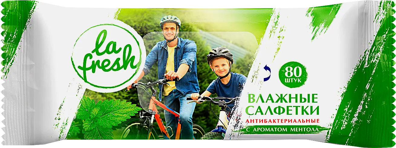 Влажные салфетки La Fresh антибактериальные 80шт