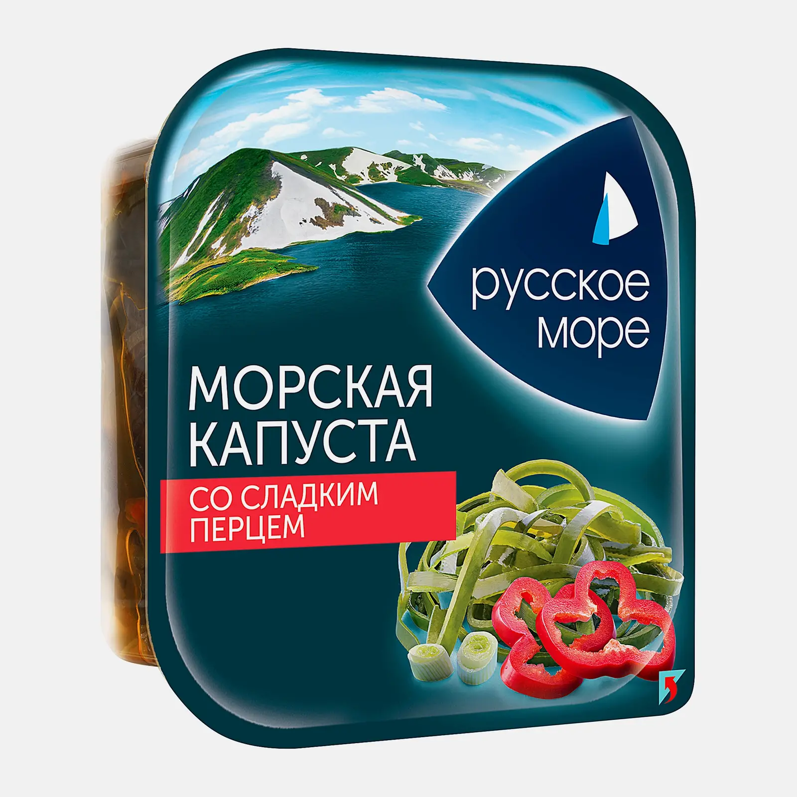Изображение товара Морская капуста со сладким перцем Русское море 200г