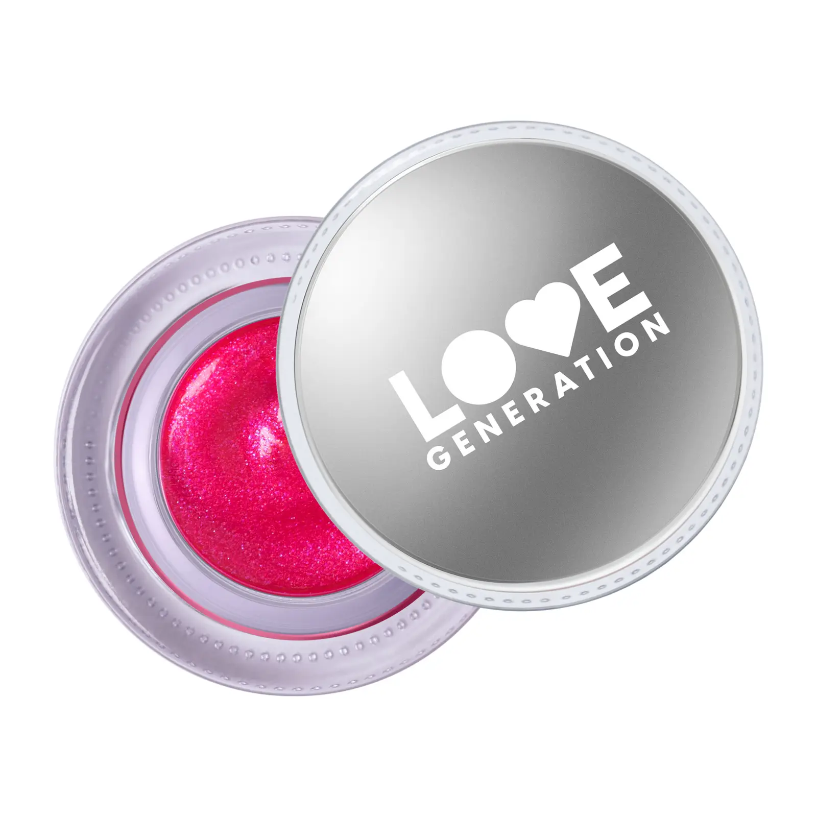Тени для век Love Generation кремовые Стекловата тон 01