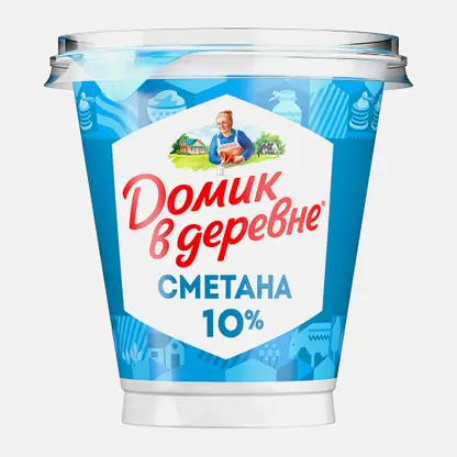 Сметана Домик в Деревне 10% 300г
