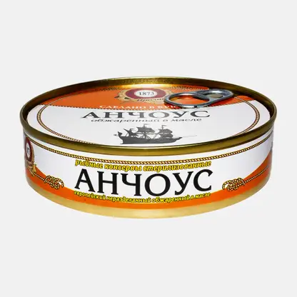 Анчоус Пролив обжаренный в масле 160г