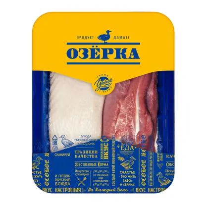 Изображение товара Филе грудки утенка Озёрка 500г натуральное мясо утки свежие продукты