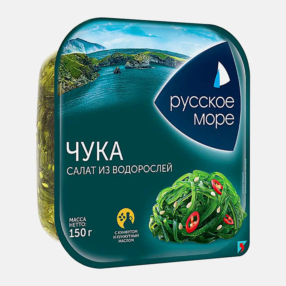 Изображение товара Салат Чука из морских водорослей Русское Море 150г