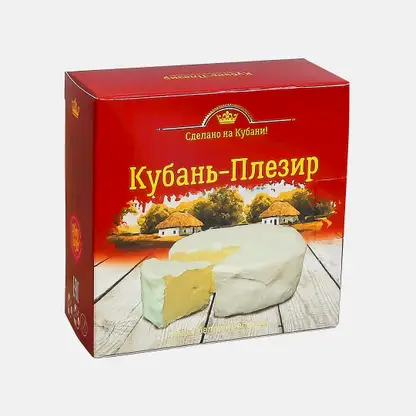 Сыр Кубань-плезир мягкий с белой плесенью 50% весовой