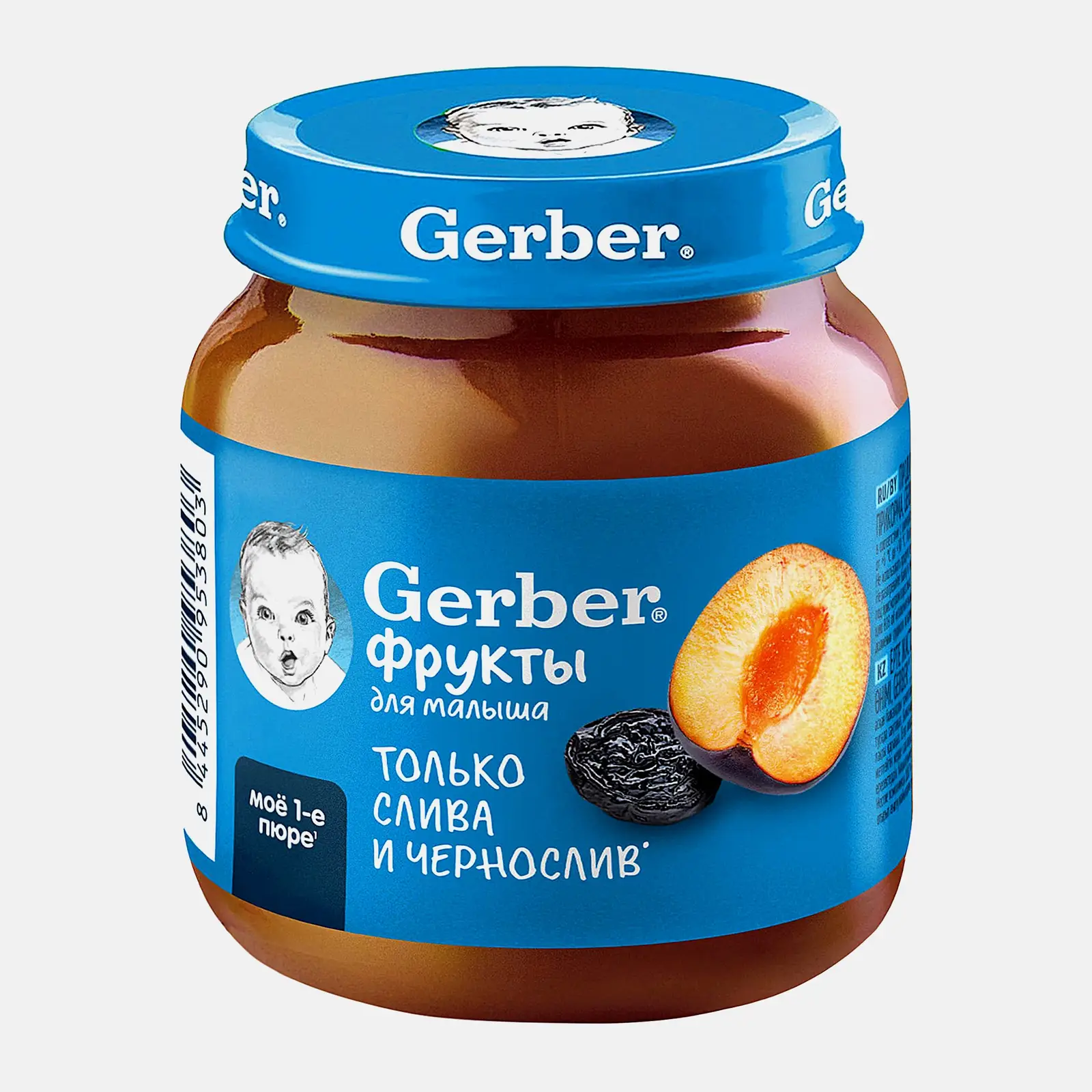 Изображение товара Пюре Gerber Слива чернослив для детей с 5 месяцев 125 г натуральное питание