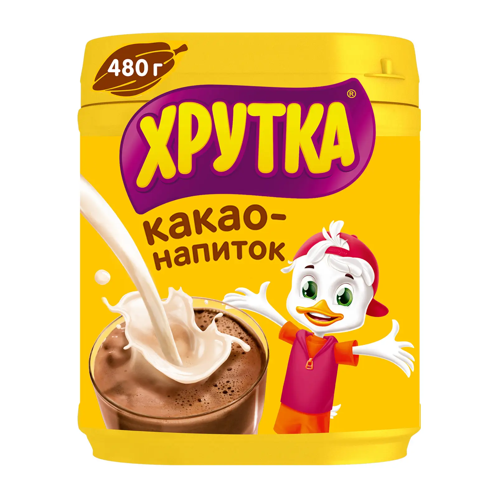 Изображение товара Какао напиток Хрутка растворимый для детей 480г
