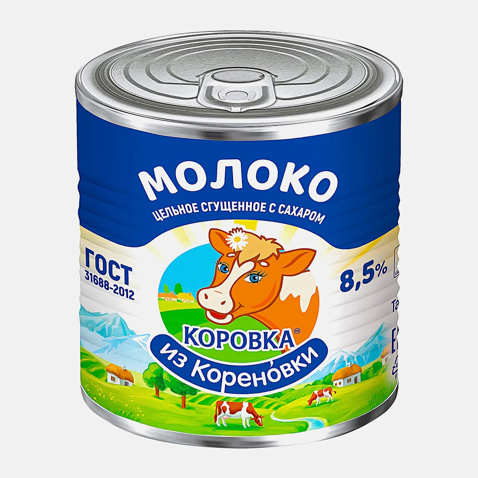 Изображение товара Сгущенное молоко Коровка из Кореновки 8.5% 360г натуральный десерт