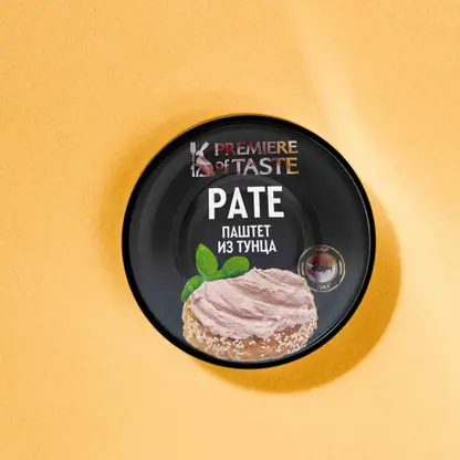 Изображение товара Паштет из тунца Premiere of Taste 90г нежный изысканный деликатес