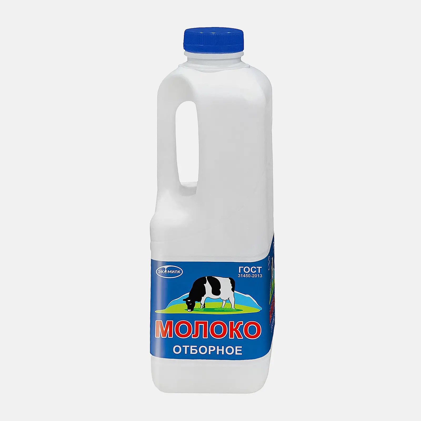 Изображение товара Молоко Экомилк Отборное 3.4-4.5% 900мл целое молоко