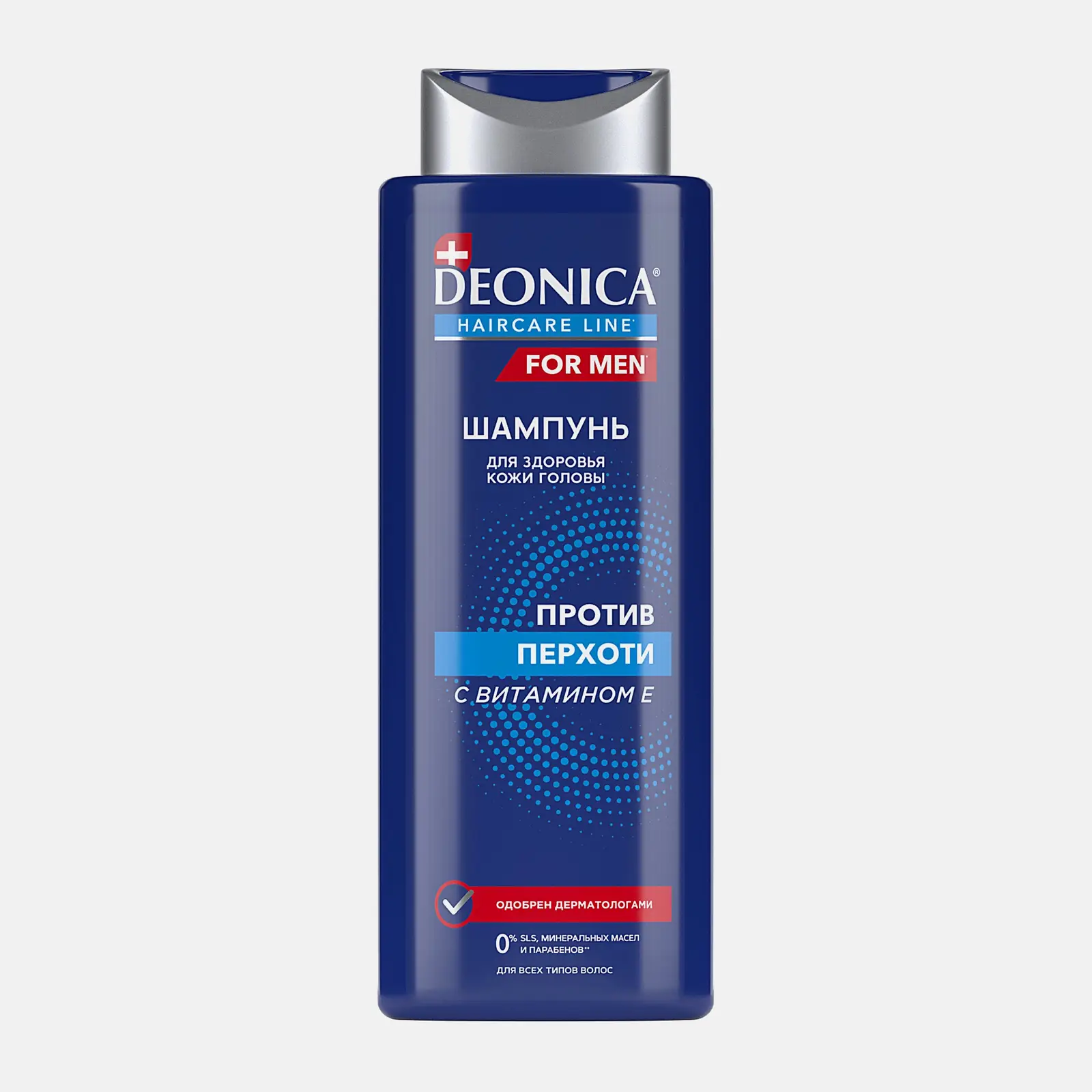 Изображение товара Мужской шампунь от перхоти Deonica с цинком пиритионом 380 мл