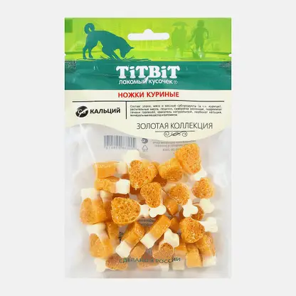 Лакомство для собак ножки куриные Titbit 55г
