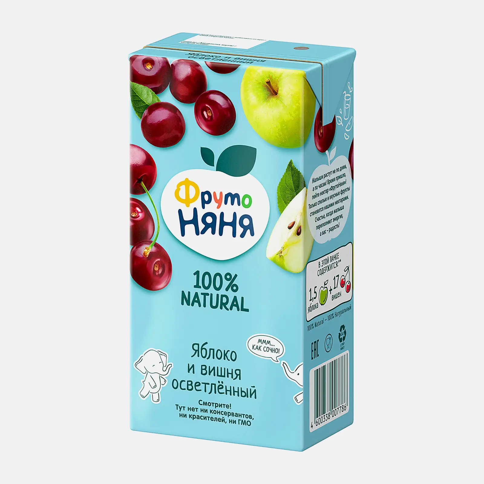 Нектар ФрутоНяня Яблоко-вишня 500мл