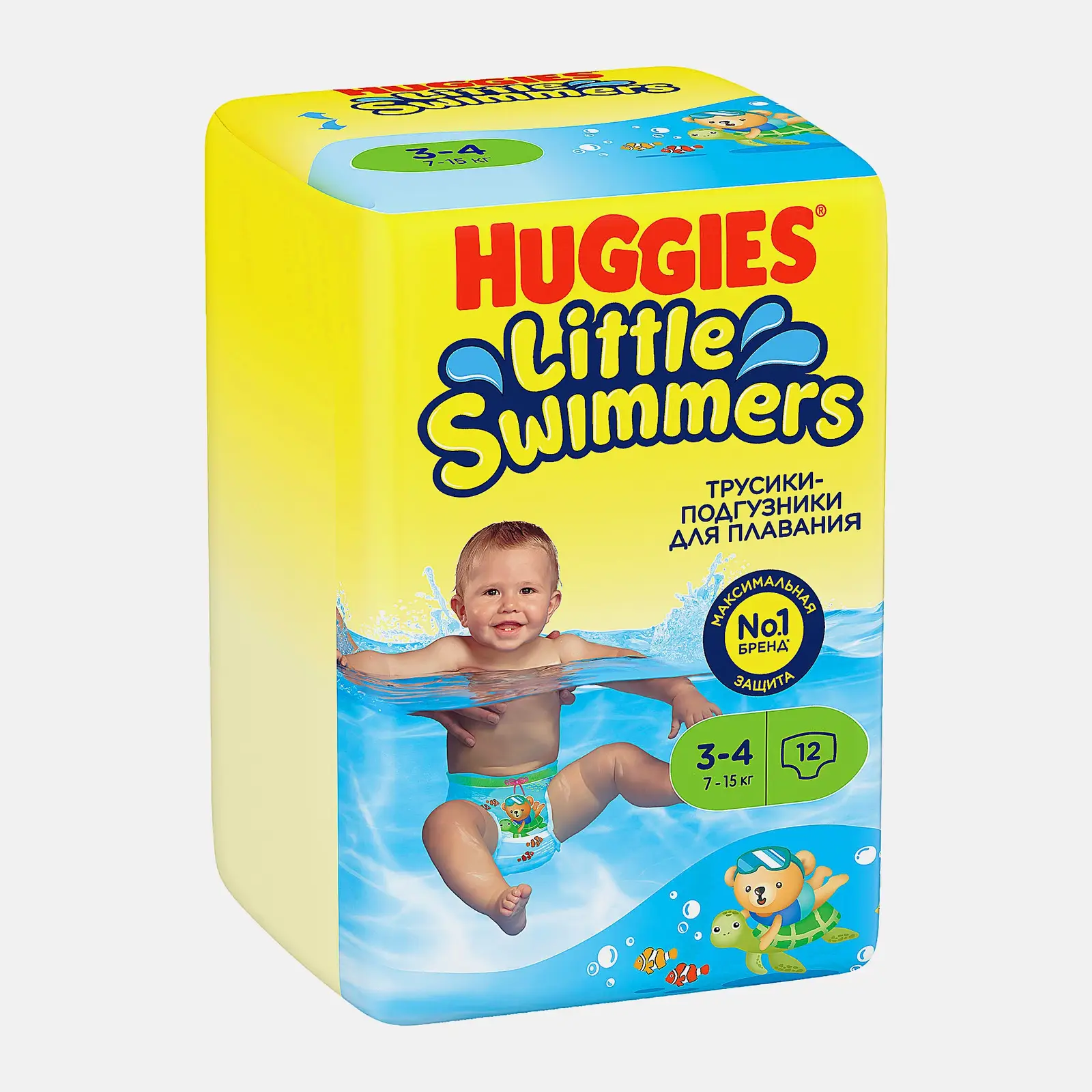 Подгузники-трусики для плавания №3-4 7-15кг Huggies Little Swimmers 12шт