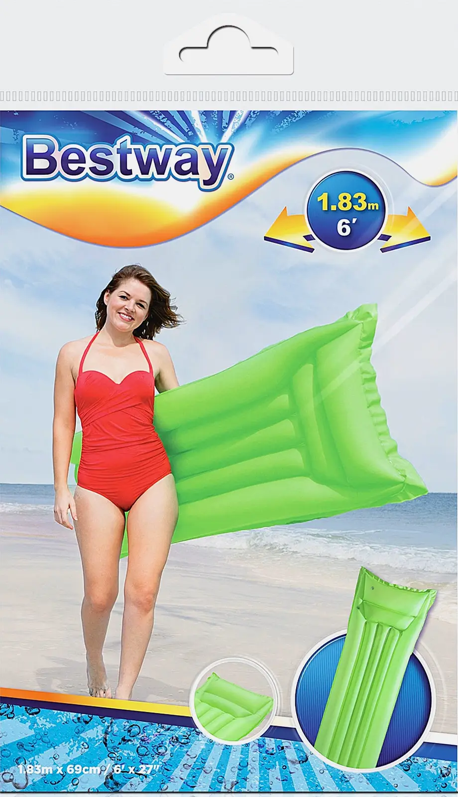 Матрас Bestway 44007-2 Матовый блеск 1.83м*69см