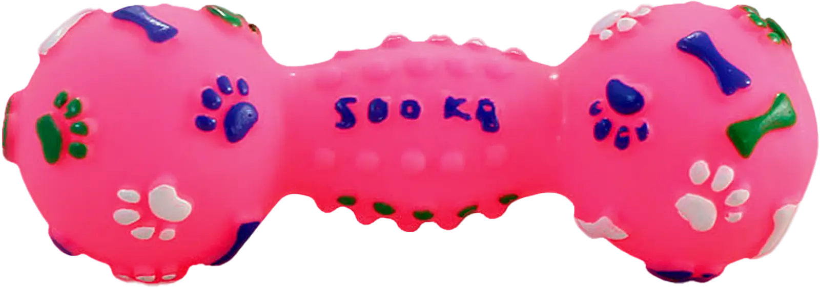 Изображение товара Игрушка для собак Triol Гантель виниловая яркие цвета размер d50*130 мм