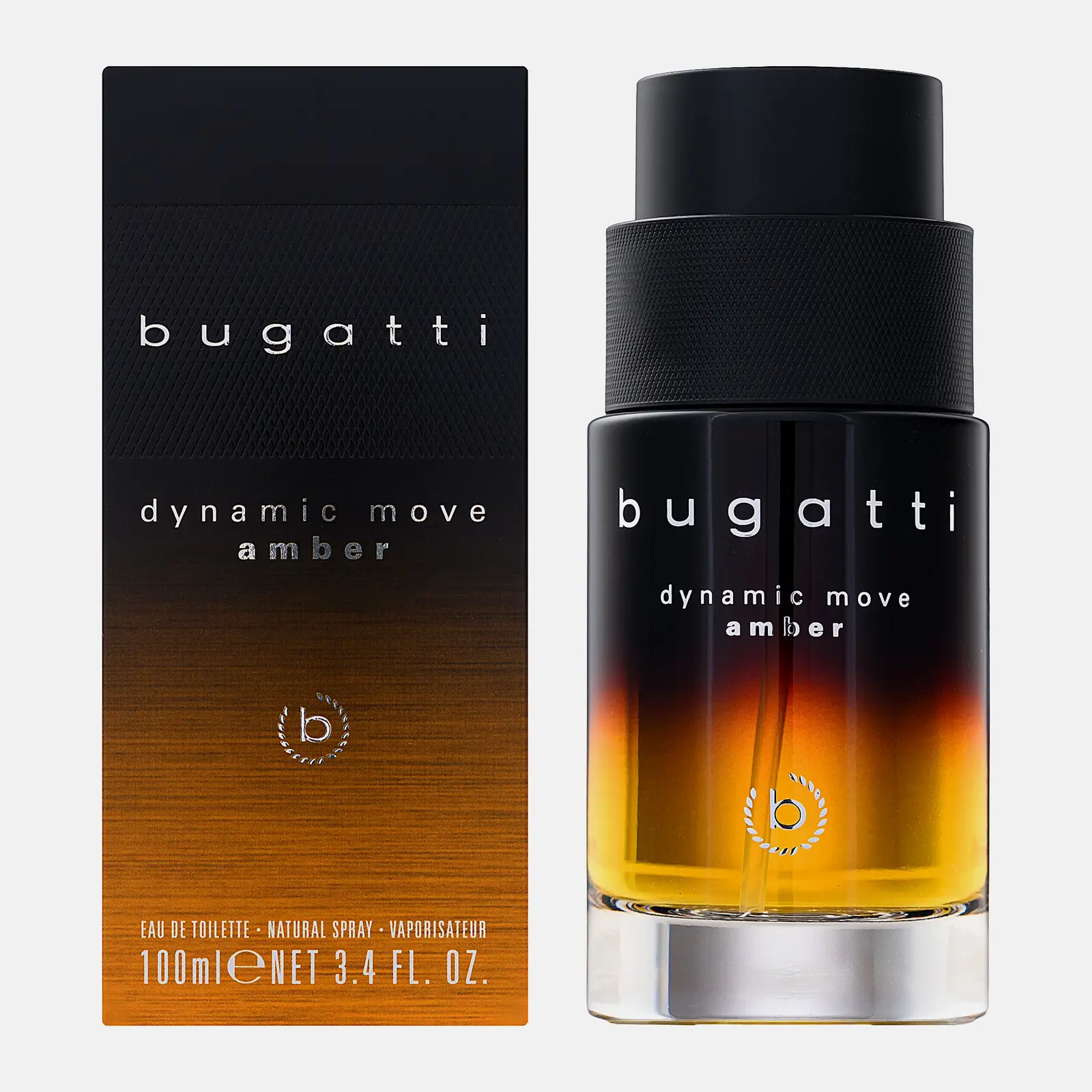 Туалетная вода Dynamic Move Amber Bugatti мужская 100мл