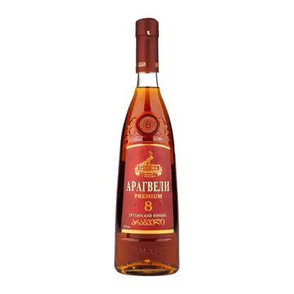 Изображение товара Коньяк Грузинский Арагвели 8 лет 0.5л крепкий напиток