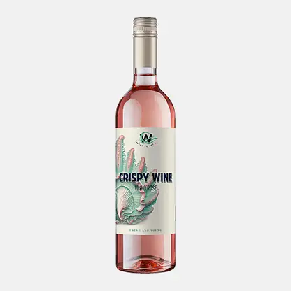 Вино Crispy Wine розовое полусухое 10.5% 750мл