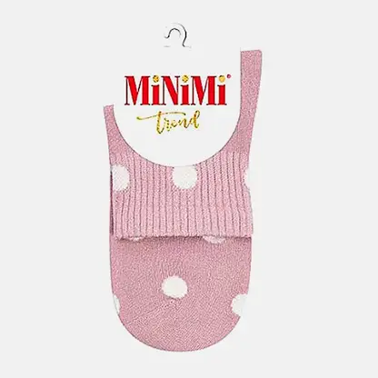 Носки женские розовые в горошек р.35-38 Minimi Mini Trend