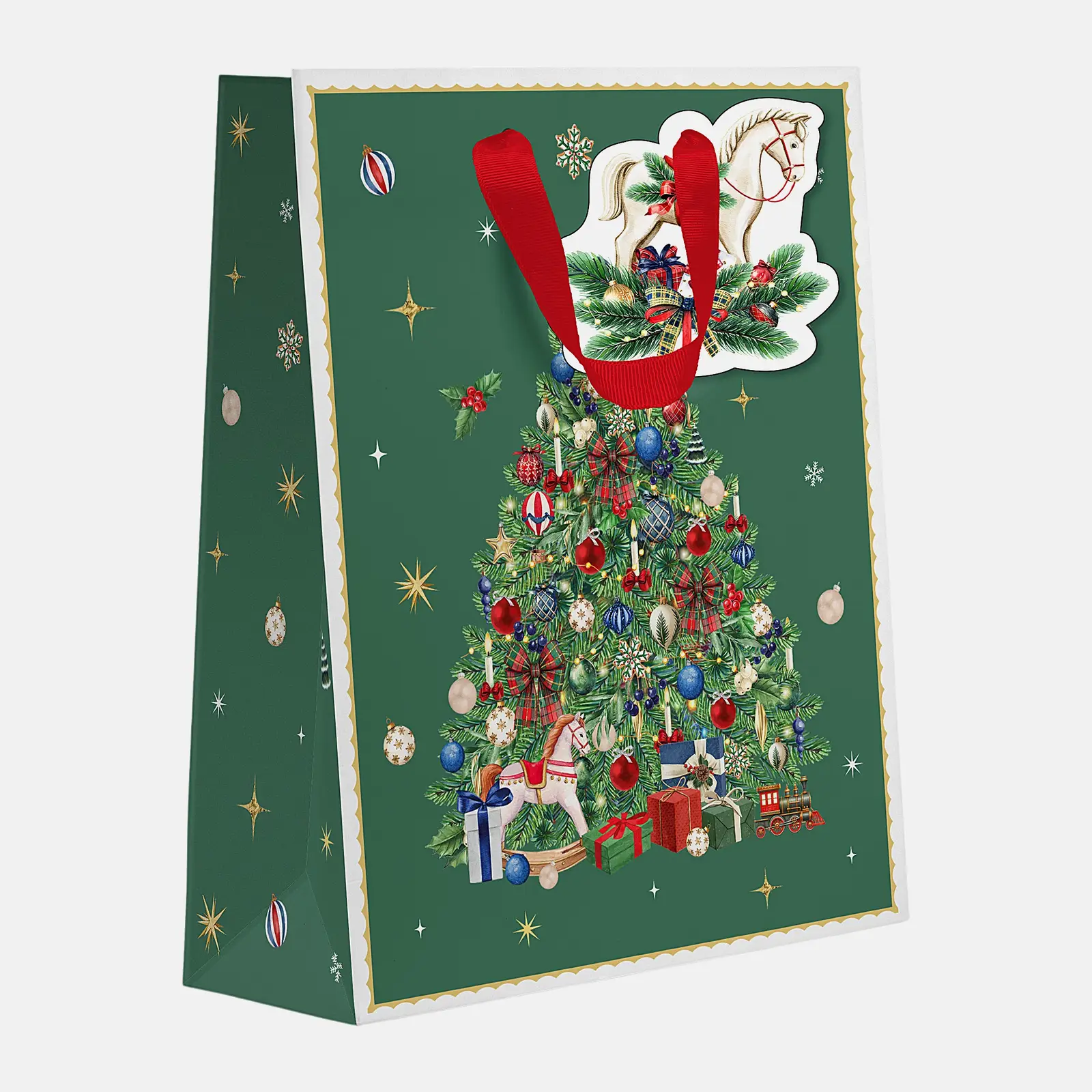 Подарочный пакет New Years Joy Сити Хоум Трейд 41*31*10см в ассортименте