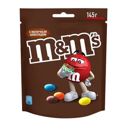 Изображение товара Драже c молочным шоколадом M&M's 145г