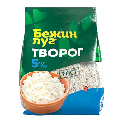 Изображение товара Творог Бежин Луг 5% 300г