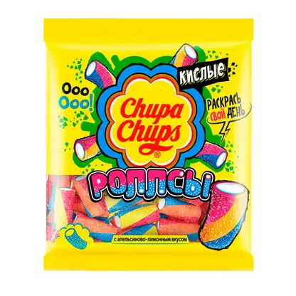 Изображение товара Мармелад Chupa Chups Sour Tubes Mini с фруктовым вкусом 150г