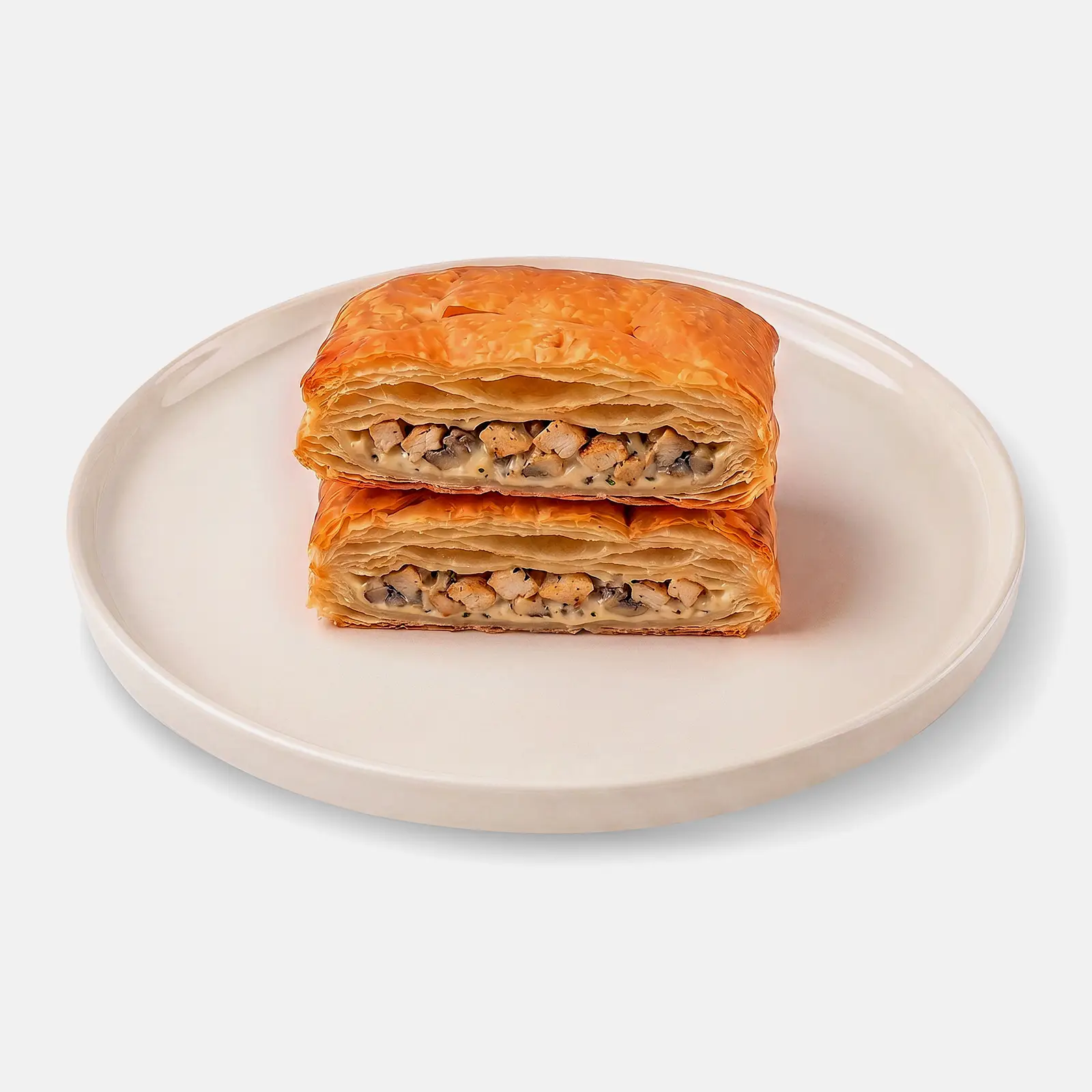 Слойка с курицей и грибами 60г