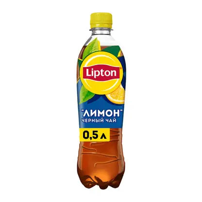 Изображение товара Напиток Lipton Чай черный холодный Лимон 500мл