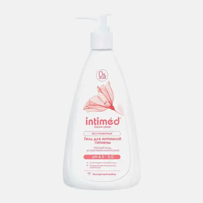 Гель для интимной гигиены Нежный уход Intimed Белая линия 200мл