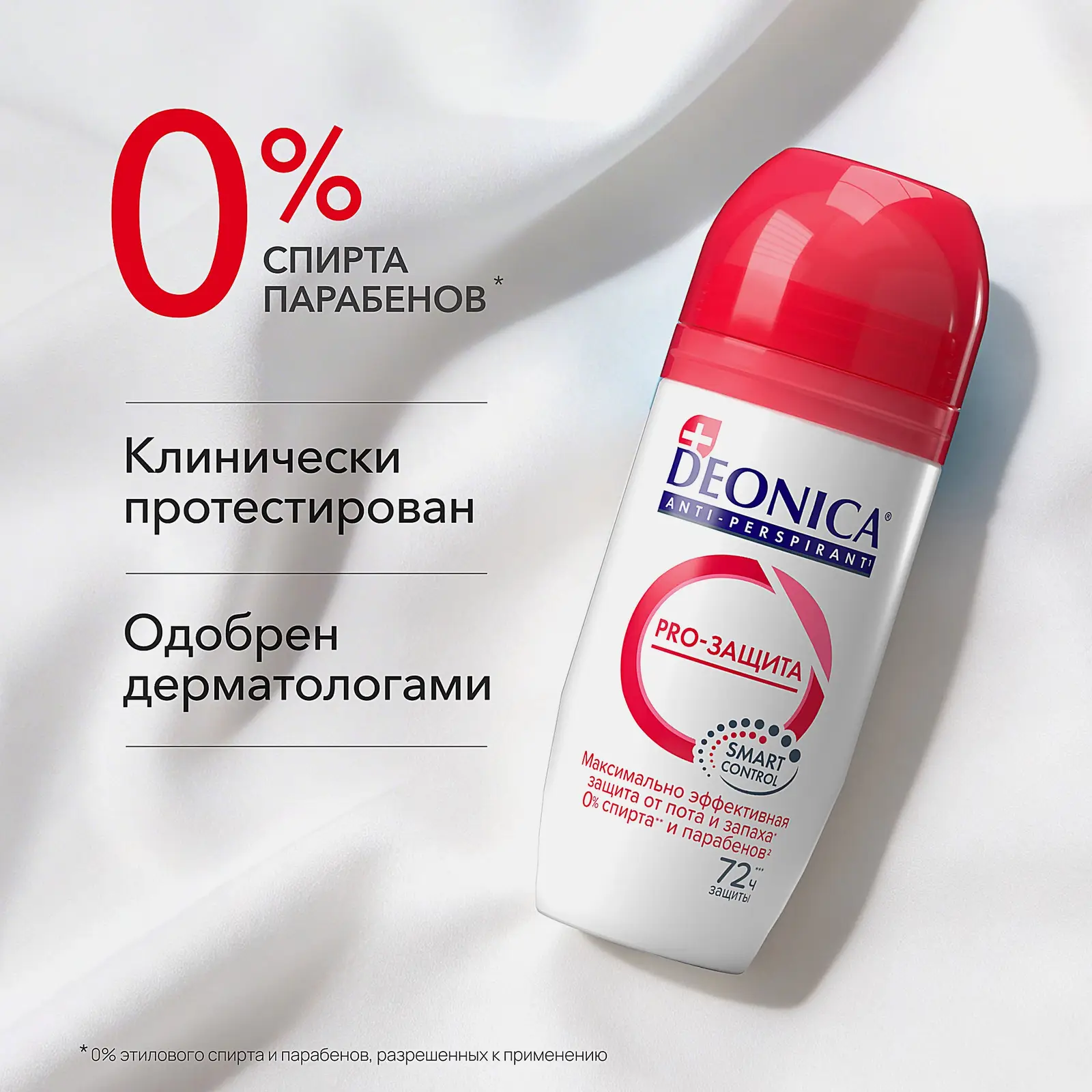 Женский дезодорант антиперспирант Pro-Защита шариковый Deonica 50мл