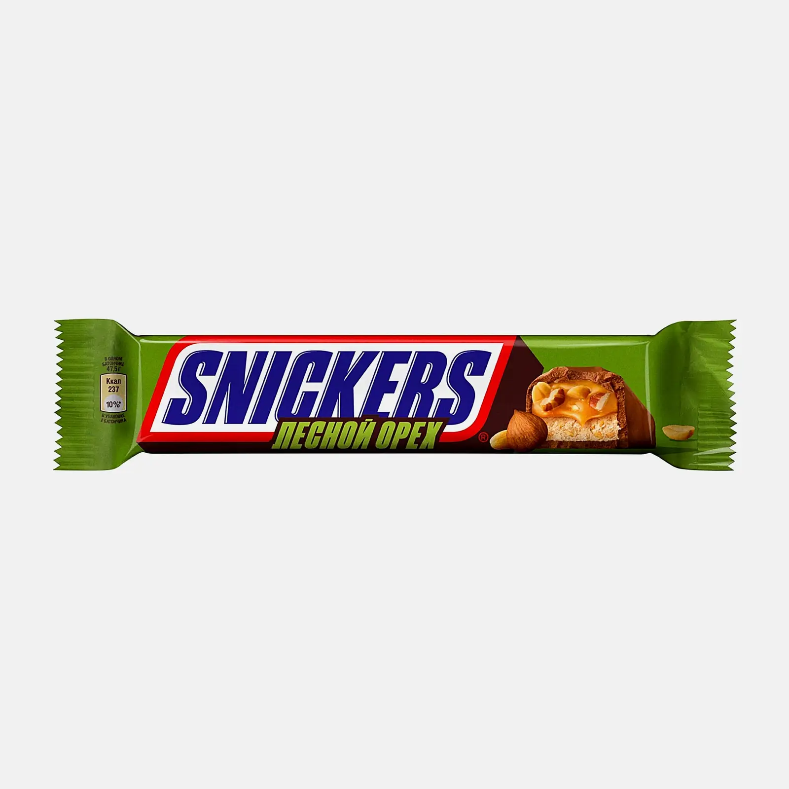 Изображение товара Шоколадный батончик Snickers Лесной орех 81г