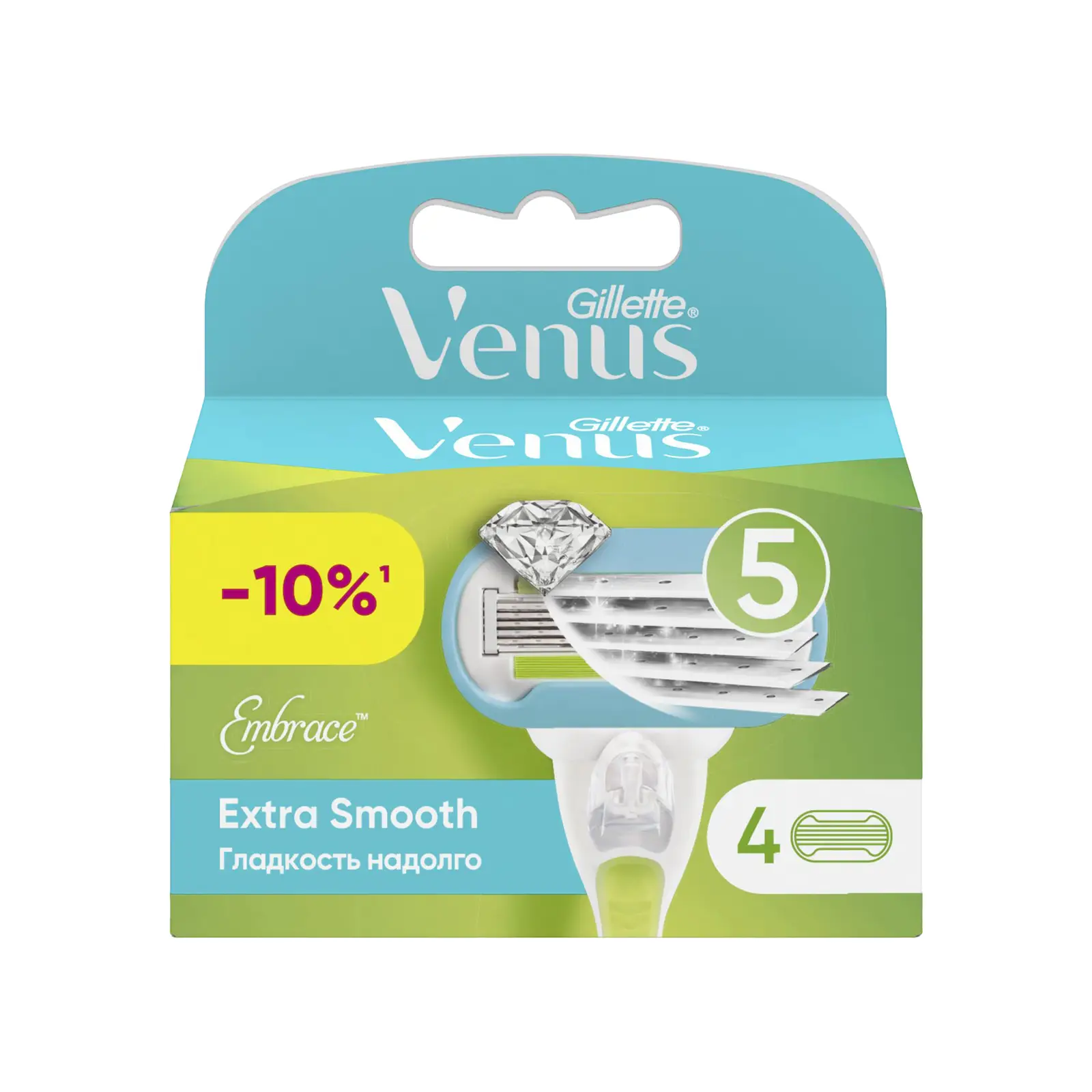 Кассеты для бритья Gillette Venus Embrace 4шт