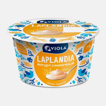 Йогурт Viola Laplandia крем-брюле 7% 180г