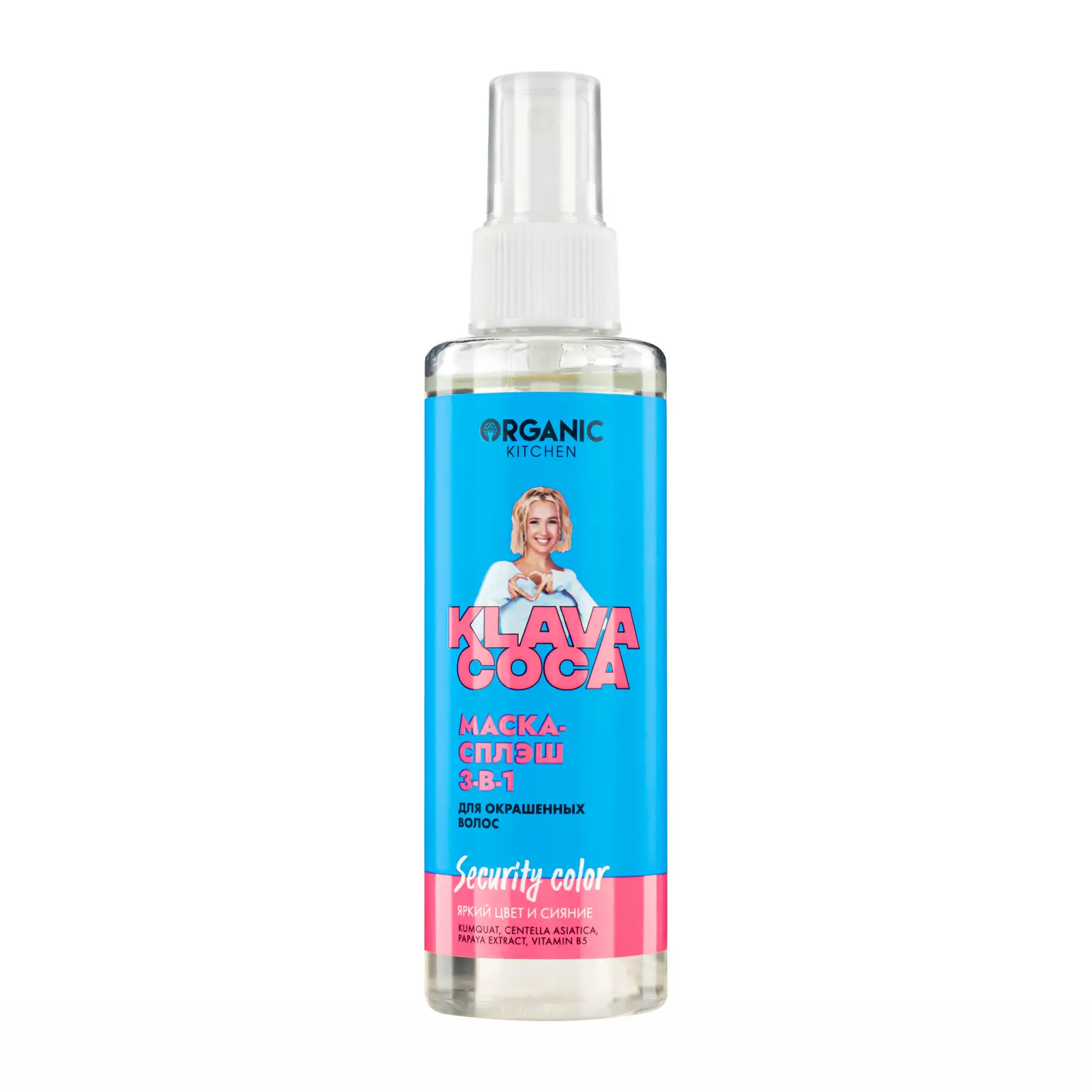 Маска-сплэш Organic Kitchen Klava Coca 3в1 для волос 150мл
