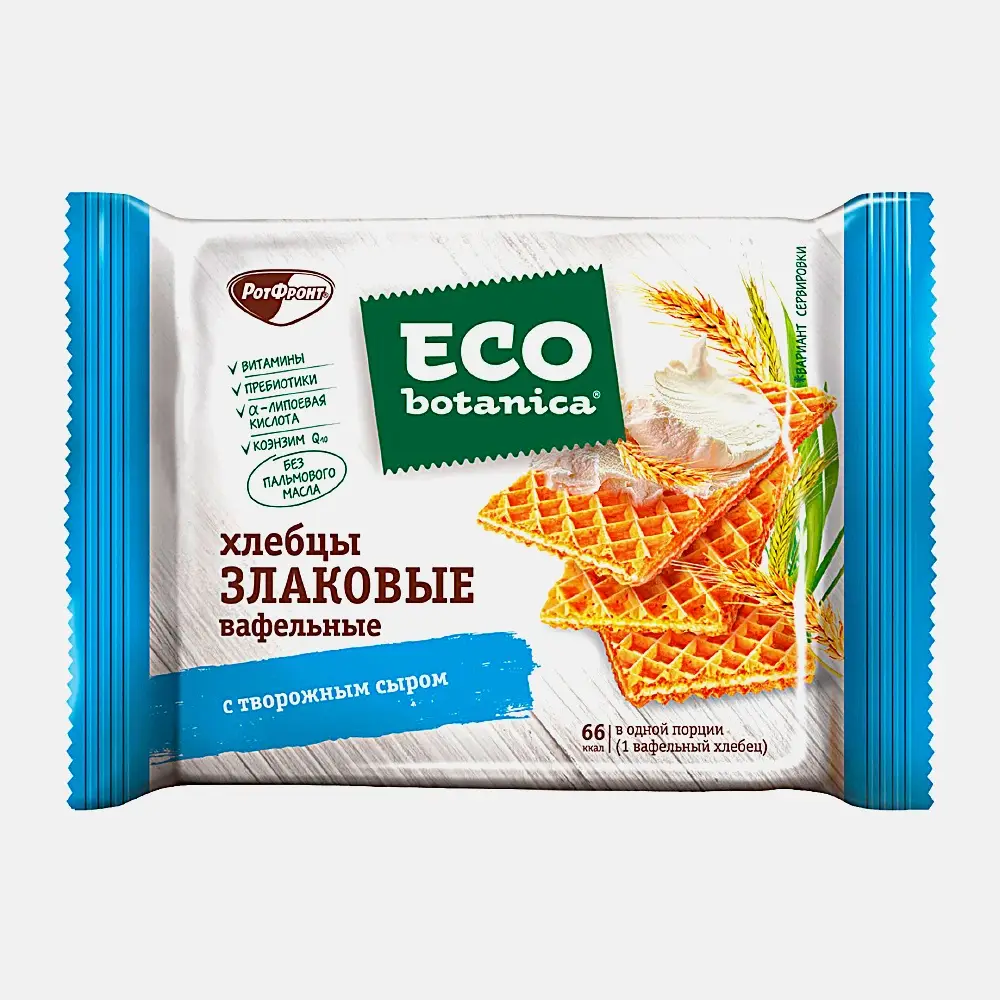 Изображение товара Хлебцы злаковые с творожным сыром Eco-Botanica 75г