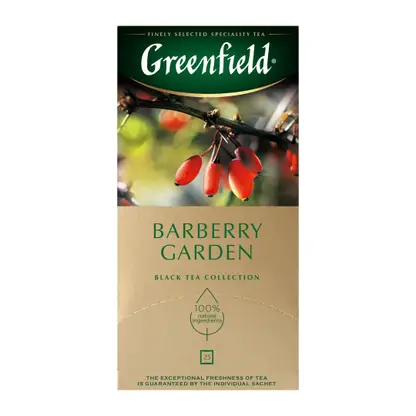 Изображение товара Чай черный Greenfield Barberry Garden 25пак